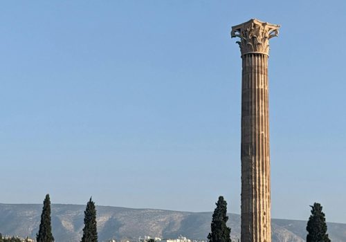Pilaar van de Olympische Zeus Tempel