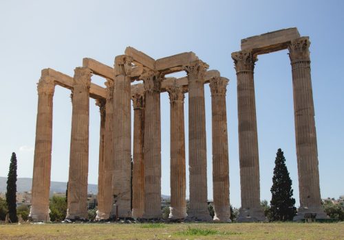 Tempel van de Olympische Zeus in Athene
